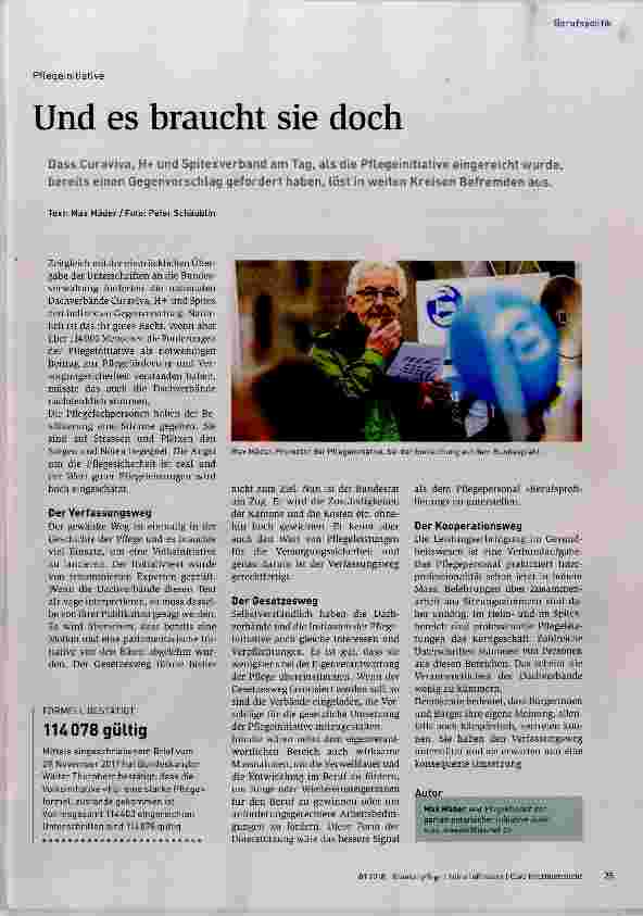 Vorschauseite 1: Und es braucht sie doch