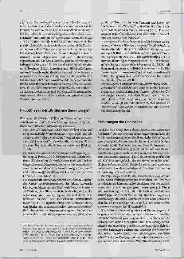 Vorschauseite 2: „Schattengeschichten“ des Alterns