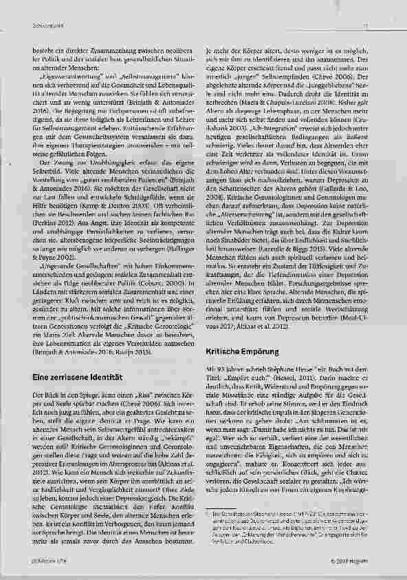 Vorschauseite 3: „Schattengeschichten“ des Alterns