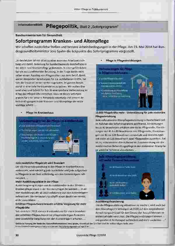 Vorschauseite 3: Prävention, Kuration, Rehabilitation, Sozialpflege und „Politikunterricht“