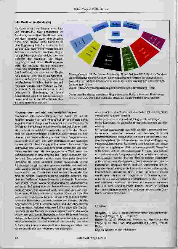 Vorschauseite 5: Prävention, Kuration, Rehabilitation, Sozialpflege und „Politikunterricht“