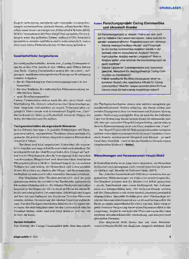 Vorschauseite 2: Innovationspotenziale der Palliative Care