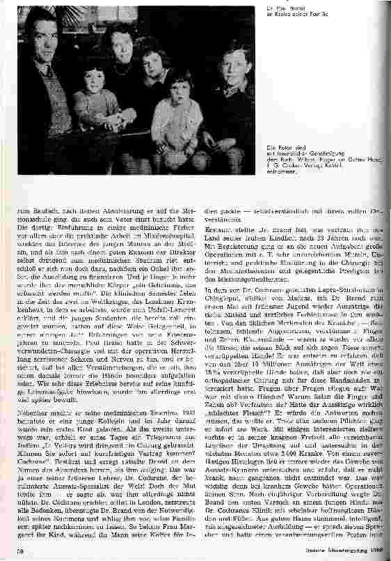 Vorschauseite 2: Finger an Gottes Hand Biographie des englischen Chirurgen und Leprologen Dr. Paul Brand