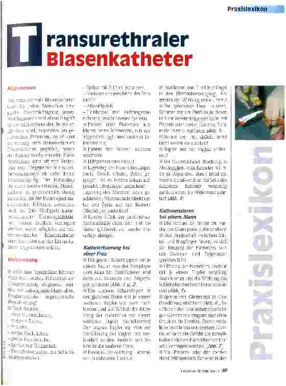 Vorschauseite 1: Transurethraler Blasenkatheter