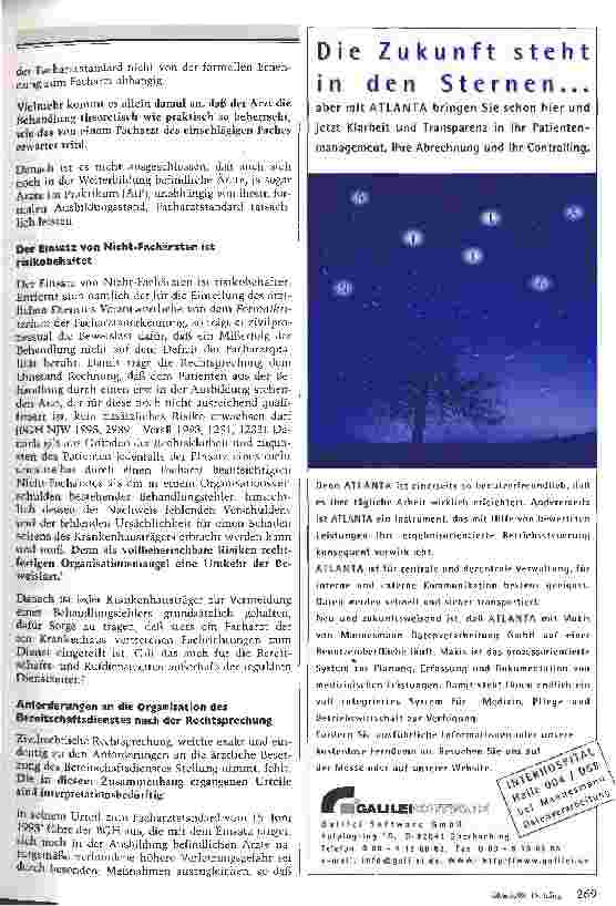 Vorschauseite 2: Facharztstandard im Rufund Bereitschaftsdienst