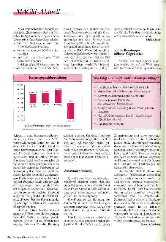 Vorschauseite 2: Wer soll das bezahlen? Die Beratung des Stomaträgersbedarfsorientierte Maßnahme und/oder Marketinginstrument?