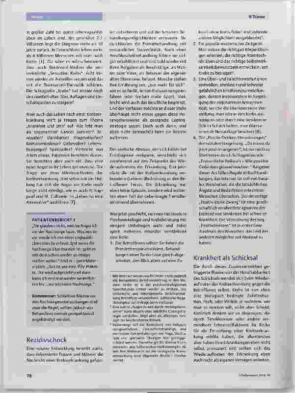 Vorschauseite 4: „Symptome der Stille“ in der Palliativen Behandlung von Krebspatienten