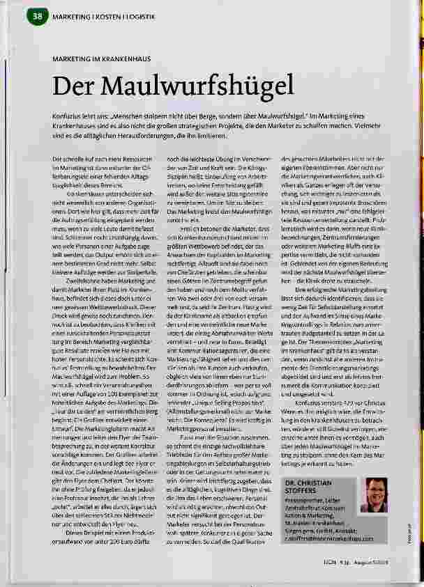Vorschauseite 1: Der Maulwurfshügel