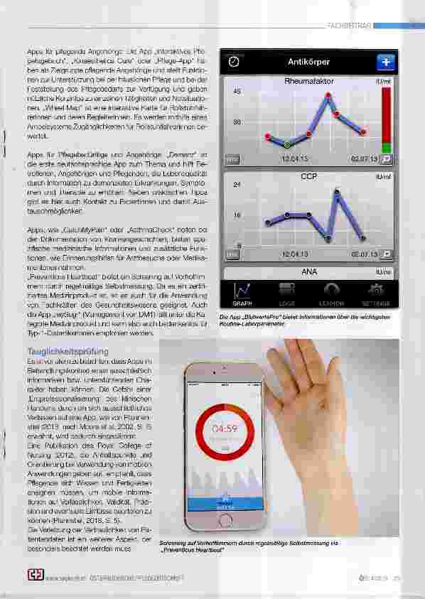 Vorschauseite 2: Apps für die Pflege