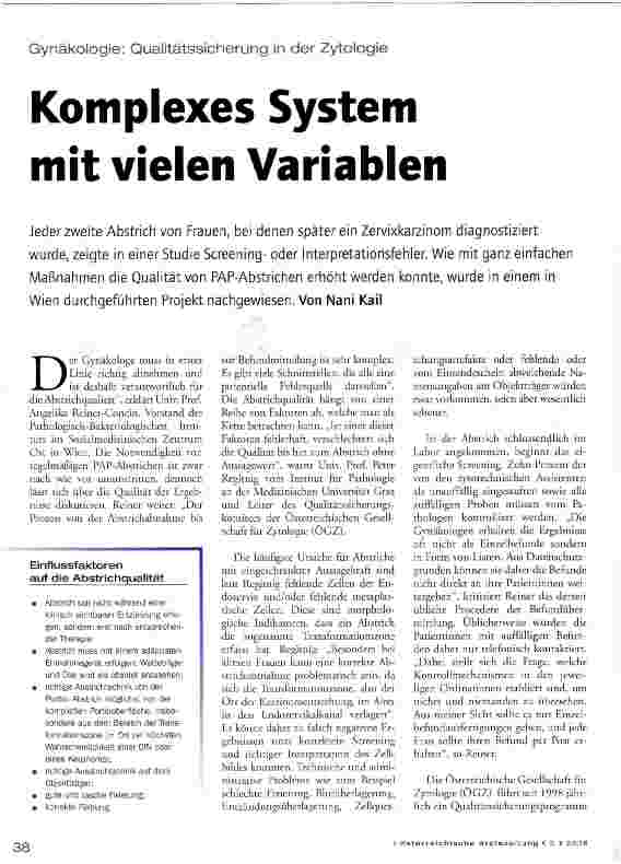 Vorschauseite 1: Komplexes System mit vielen Variablen