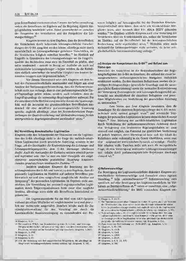 Vorschauseite 3: Verfassungswidrige Rechtsetzung durch den Gemeinsamen Bundesausschuss?