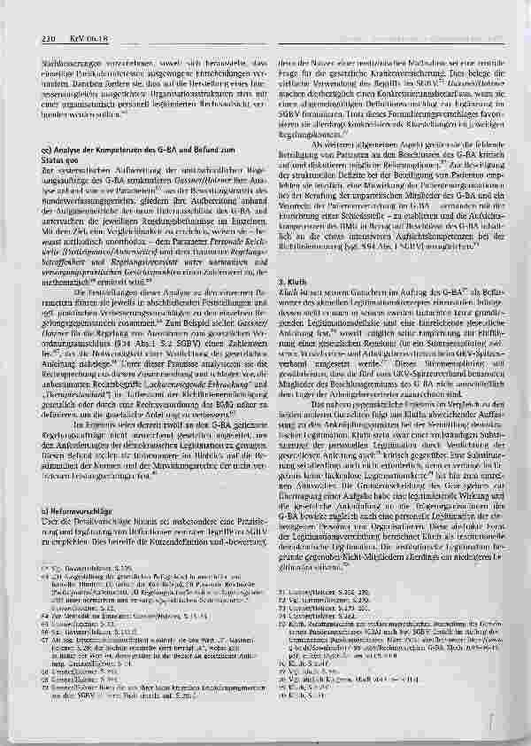 Vorschauseite 5: Verfassungswidrige Rechtsetzung durch den Gemeinsamen Bundesausschuss?