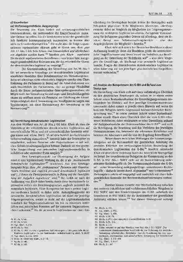 Vorschauseite 6: Verfassungswidrige Rechtsetzung durch den Gemeinsamen Bundesausschuss?
