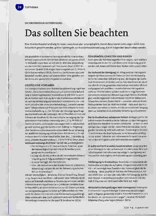 Vorschauseite 1: Das sollten Sie beachten