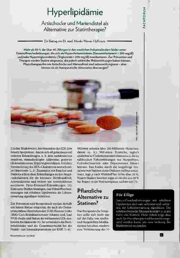 Vorschauseite 1: Hyperlipidämie