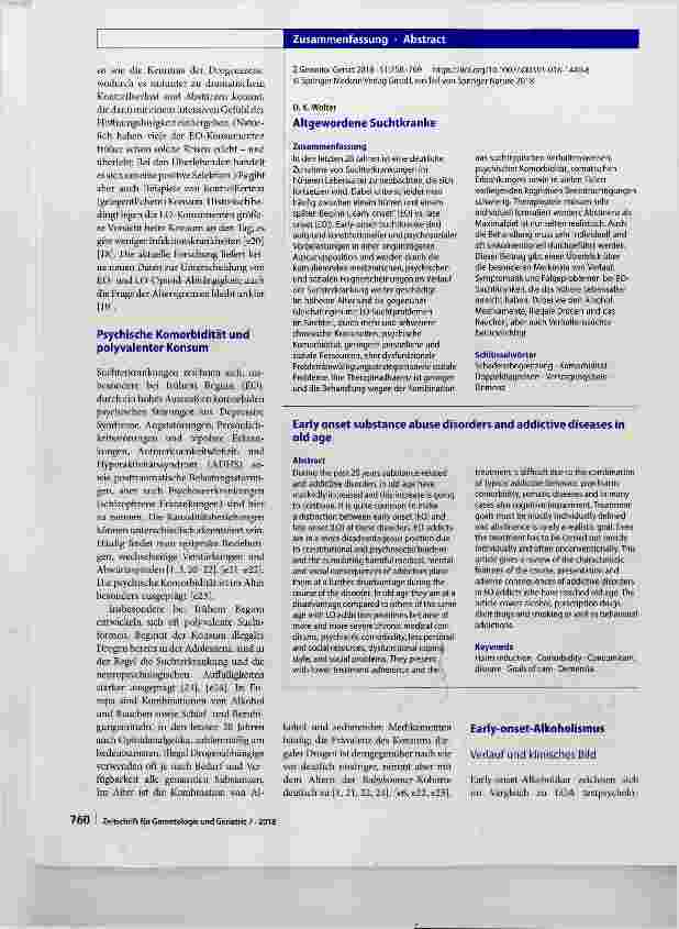 Vorschauseite 3: Altgewordene Suchtkranke