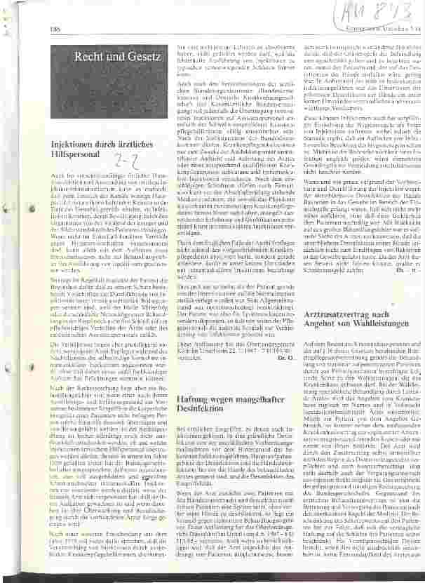 Vorschauseite 1: Injektionen durch ärztliches Hilfspersonal