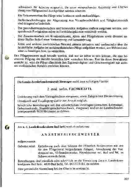 Vorschauseite 5: Bericht über das Praktikum im sozialmedizinischen Pflegedienst