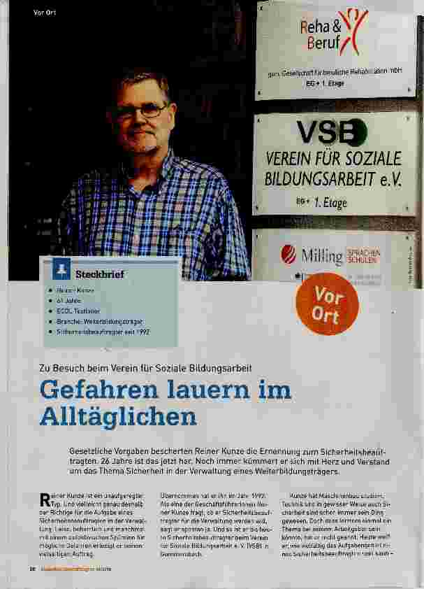 Vorschauseite 1: Gefahren lauern im Alltäglichen