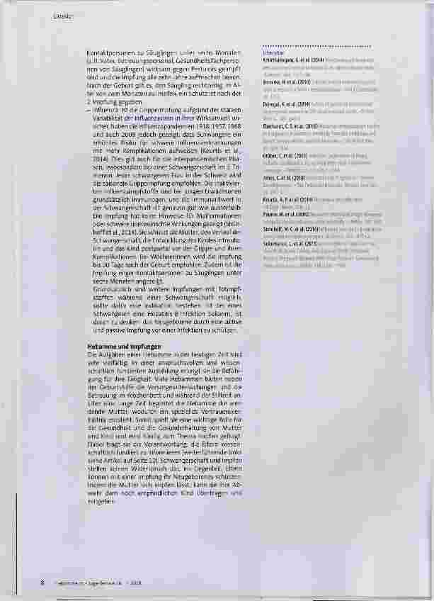 Vorschauseite 5: Schwangerschaft und Impfen ein Widerspruch?