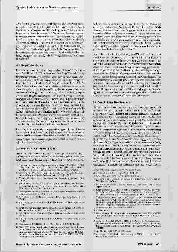 Vorschauseite 2: Ausblenden eines Bewährungsvorsprungs im beamtenrechtlichen Konkurrentenstreit Zulässigkeit, Dogmatik, Zweckmäßigkeit und Alternative