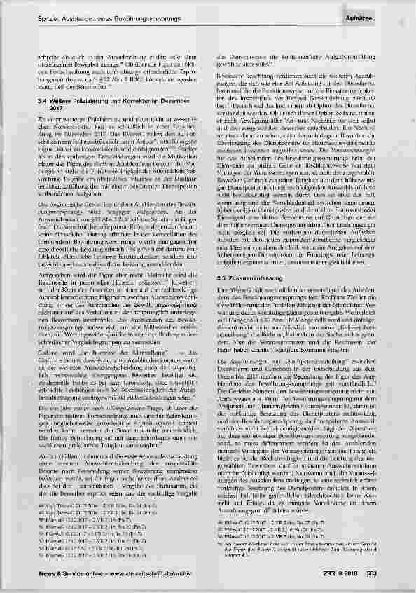 Vorschauseite 4: Ausblenden eines Bewährungsvorsprungs im beamtenrechtlichen Konkurrentenstreit Zulässigkeit, Dogmatik, Zweckmäßigkeit und Alternative