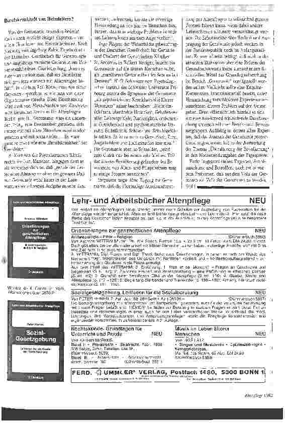 Vorschauseite 2: Geromanie - Krankheit oder Fähigkeit?