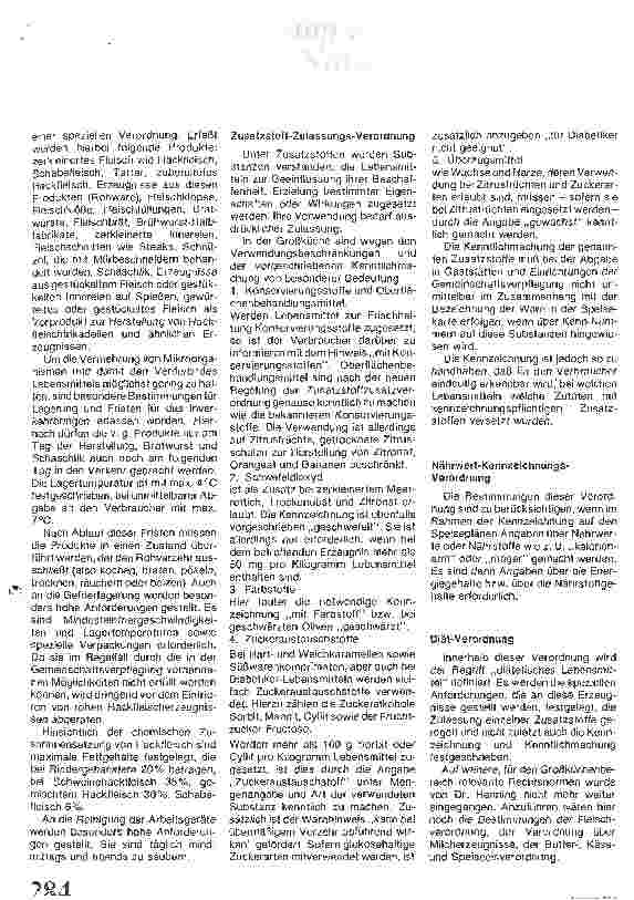 Vorschauseite 2: Gesetzliche Bestimmungen für die Großküche