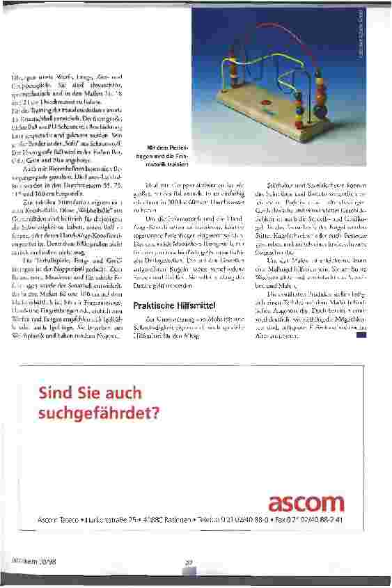 Vorschauseite 3: Ob Bridge, Skat oder poker. .. Spiele für Senioren