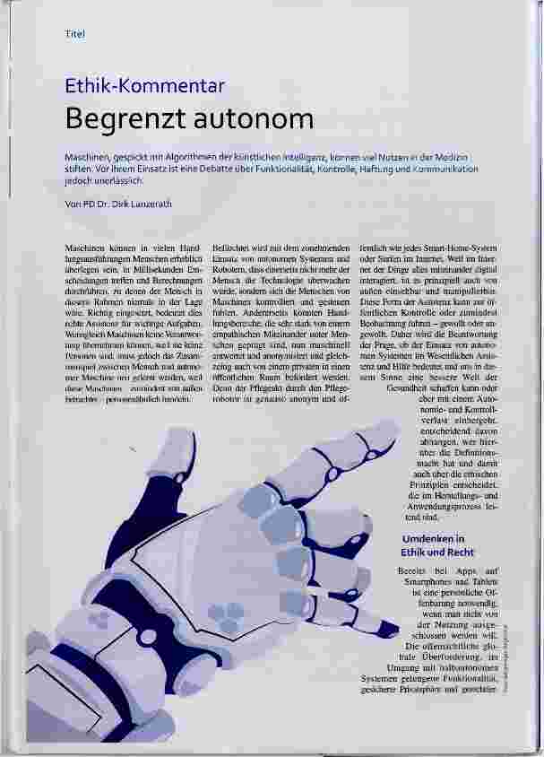 Vorschauseite 1: Begrenzt autononn