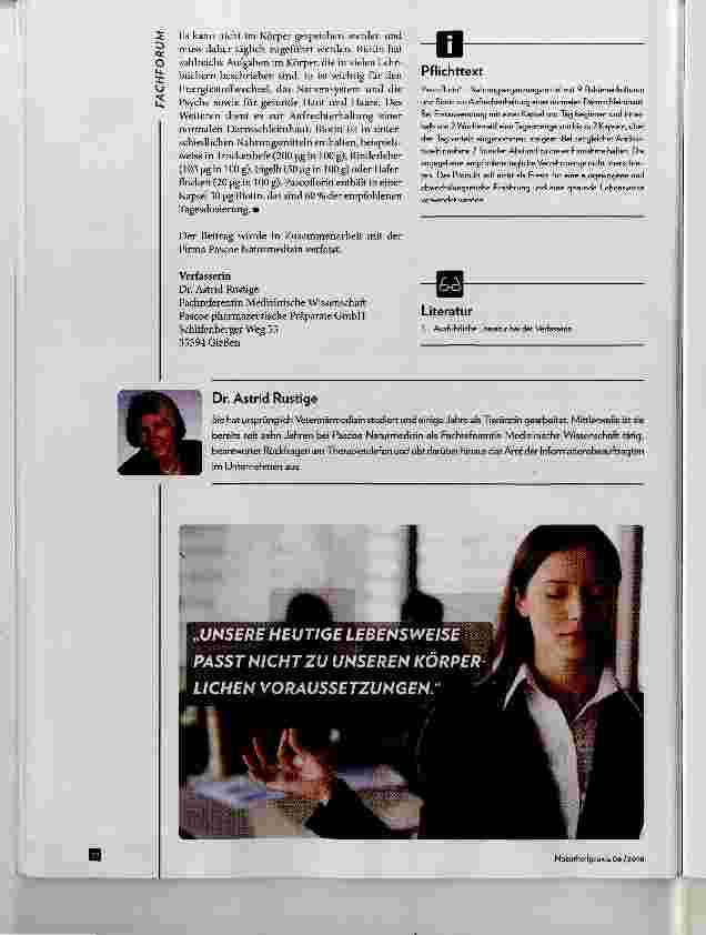 Vorschauseite 4: Bakterien, Viren und Bakteriophagen - unsere Untermieter oder (lebens-) wichtige Mitbewohner?