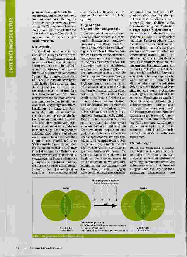 Vorschauseite 3: Krankenhauskultur - eine Frage der Entscheidung?