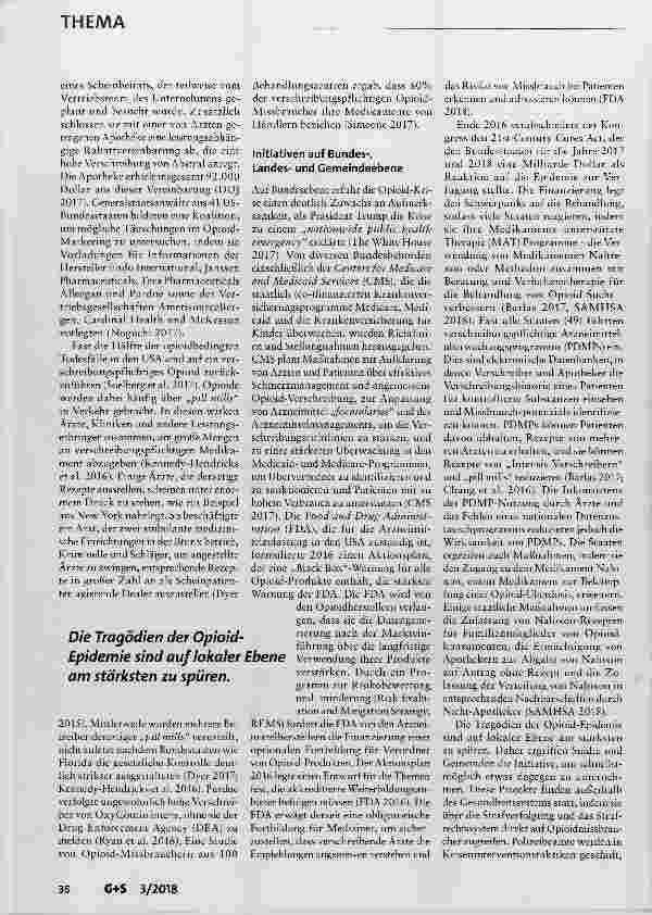 Vorschauseite 5: Die Opioid-Epidemie in den USA