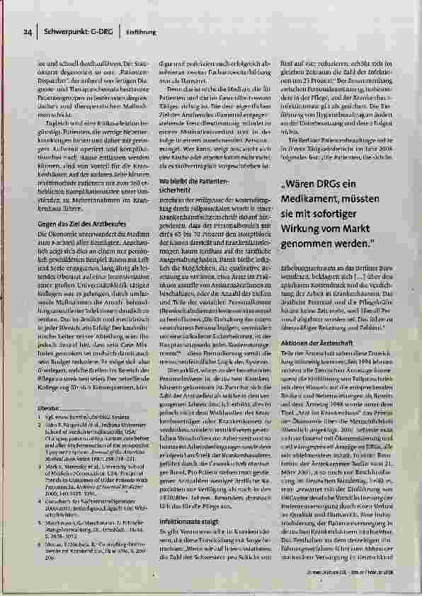 Vorschauseite 3: Die Nemesis der Patientenversorgung