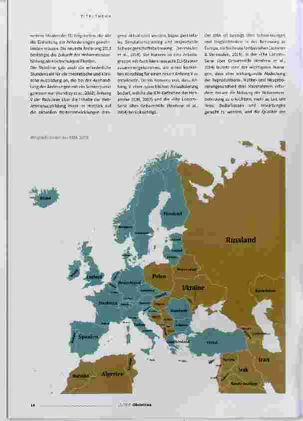 Vorschauseite 3: stark und geeint: die Hebammen in Europa