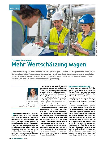 Vorschauseite 1: Wirksame Begegnungen: Mehr Wertschätzung wagen