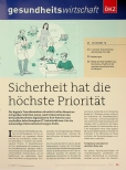 Vorschauseite 1: Sicherheit hat die höchste Priorität.