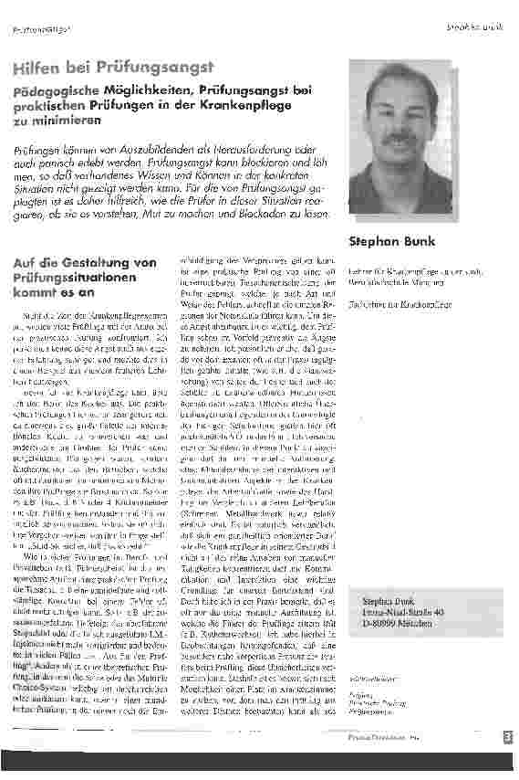 Vorschauseite 1: Hilfen bei Prüfungsangst