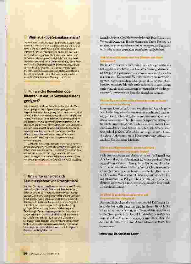 Vorschauseite 3: ES GEHT UM NÄHE