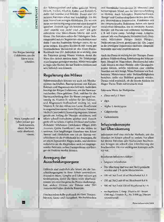 Vorschauseite 6: Übersäuerung erkennen und therapieren