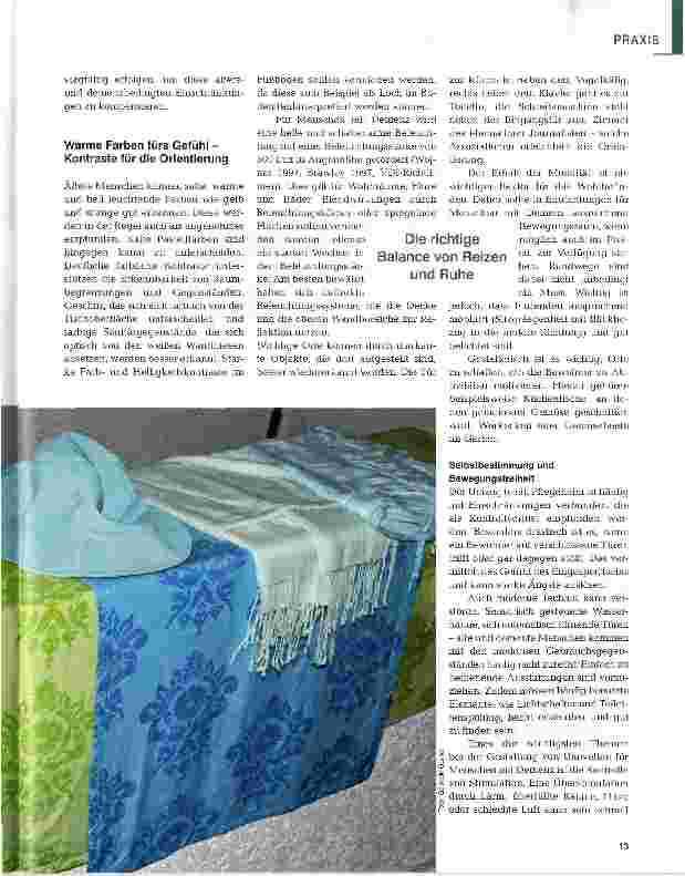 Vorschauseite 2: Behaglichkeit, Ästhetik und Funktionalität