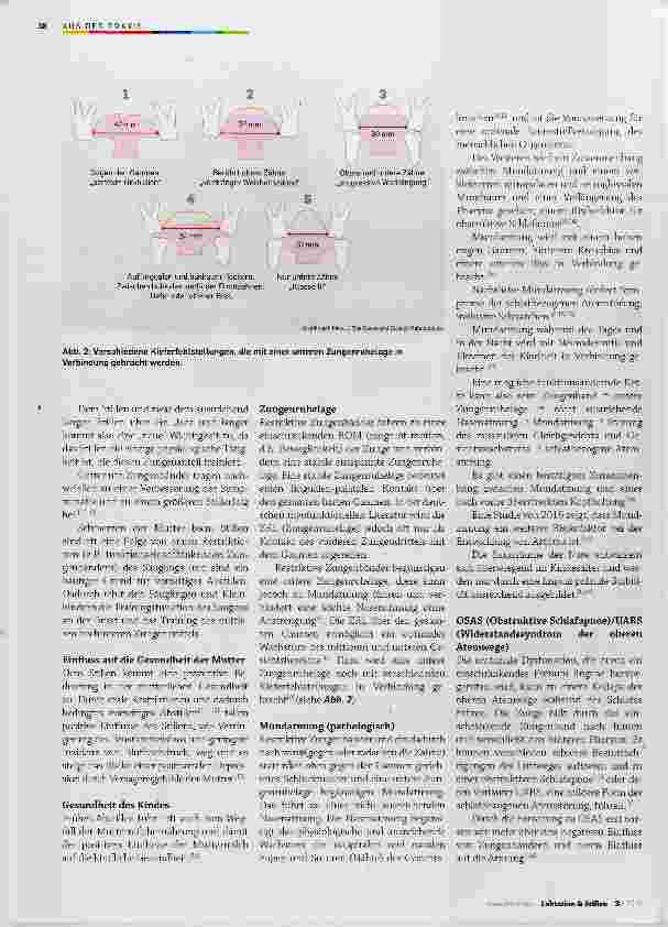 Vorschauseite 3: Orale Restriktionen