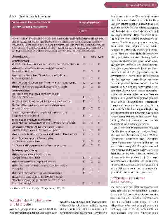 Vorschauseite 5: Klinikweite Implementierung der „Kongruenten Beziehungspflege und der „Bezugspflege auf pflegewissenschaftlicher Grundlage