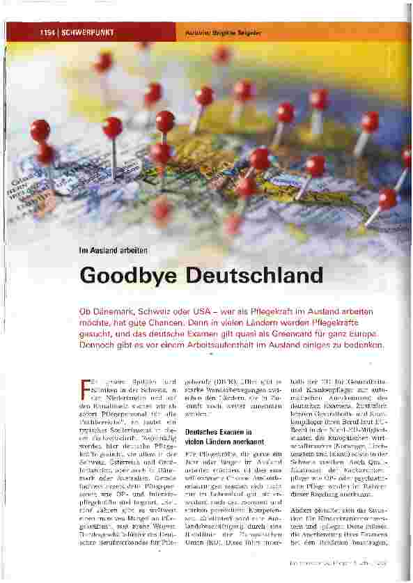 Vorschauseite 1: Goodbye Deutschland