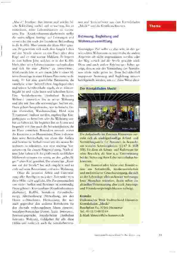 Vorschauseite 4: Rentner auf der Straße