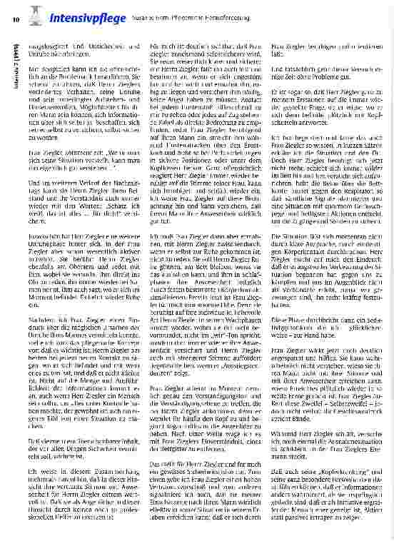 Vorschauseite 4: Pflegerische Herausforderung: Anleiten von Angehörigen zur Kommunikation mit einem orientierungsbeeinträchtigten und unruhigen Patienten