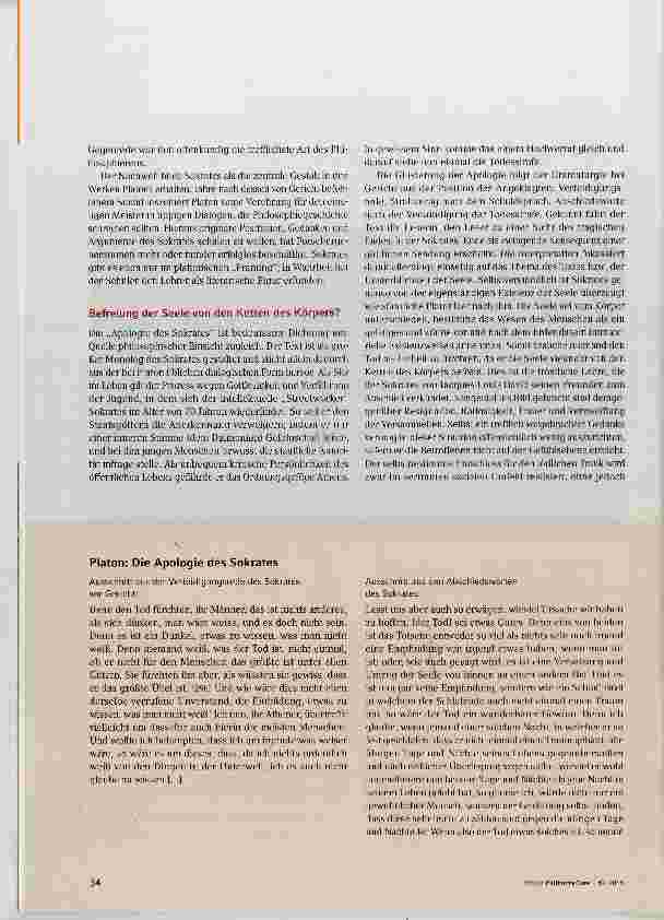 Vorschauseite 2: Besser leben mit Sokrates. ..
