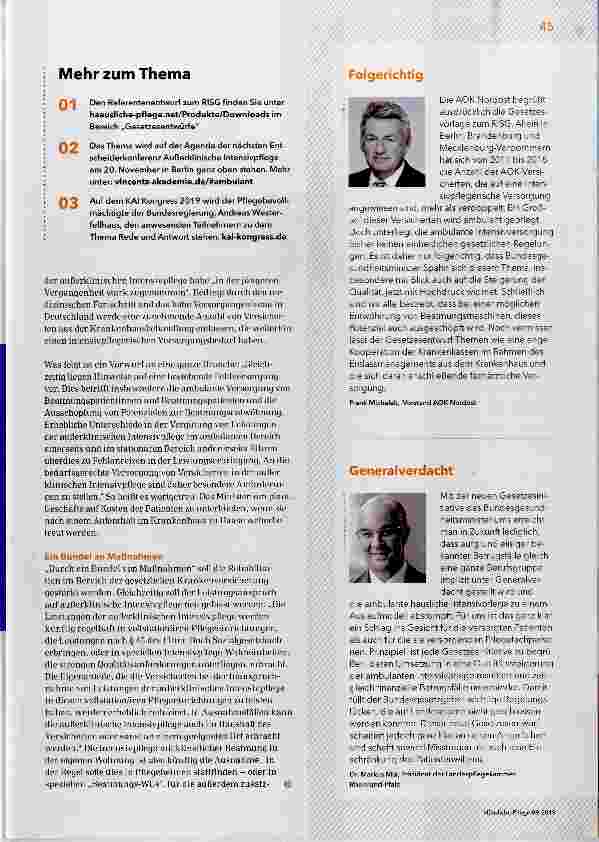 Vorschauseite 2: Ab 18 ins Heim?