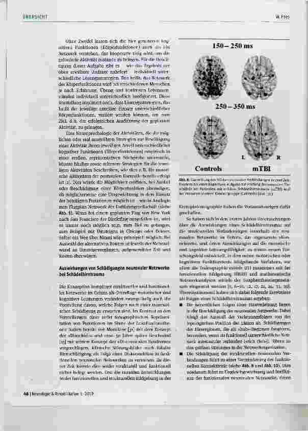Vorschauseite 6: Netzwerke und »Hubs« Implikationen für die NeuroRehabilitation