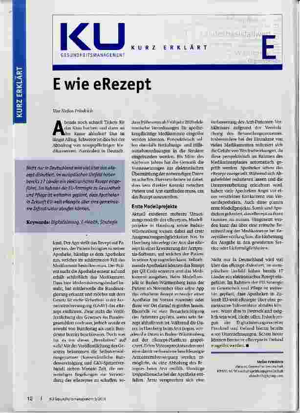 Vorschauseite 1: E wie eRezept